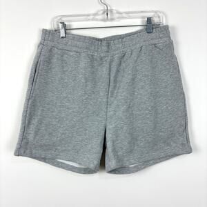 The Label NEW Larsen Brushed Terry Shorts XL Grey Gray Stitch Fix athleisure